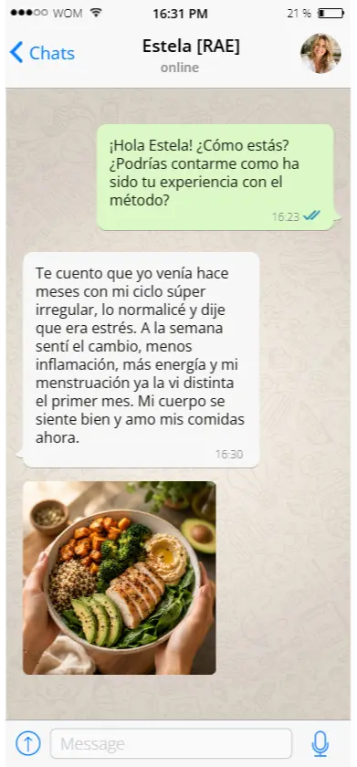 Testimonio Estela — Método RAE