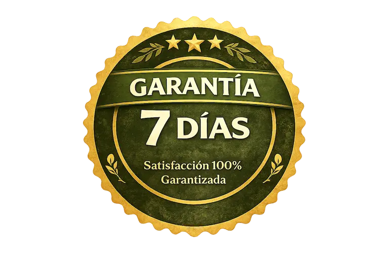 Sello Garantía 7 días - Satisfacción 100% garantizada